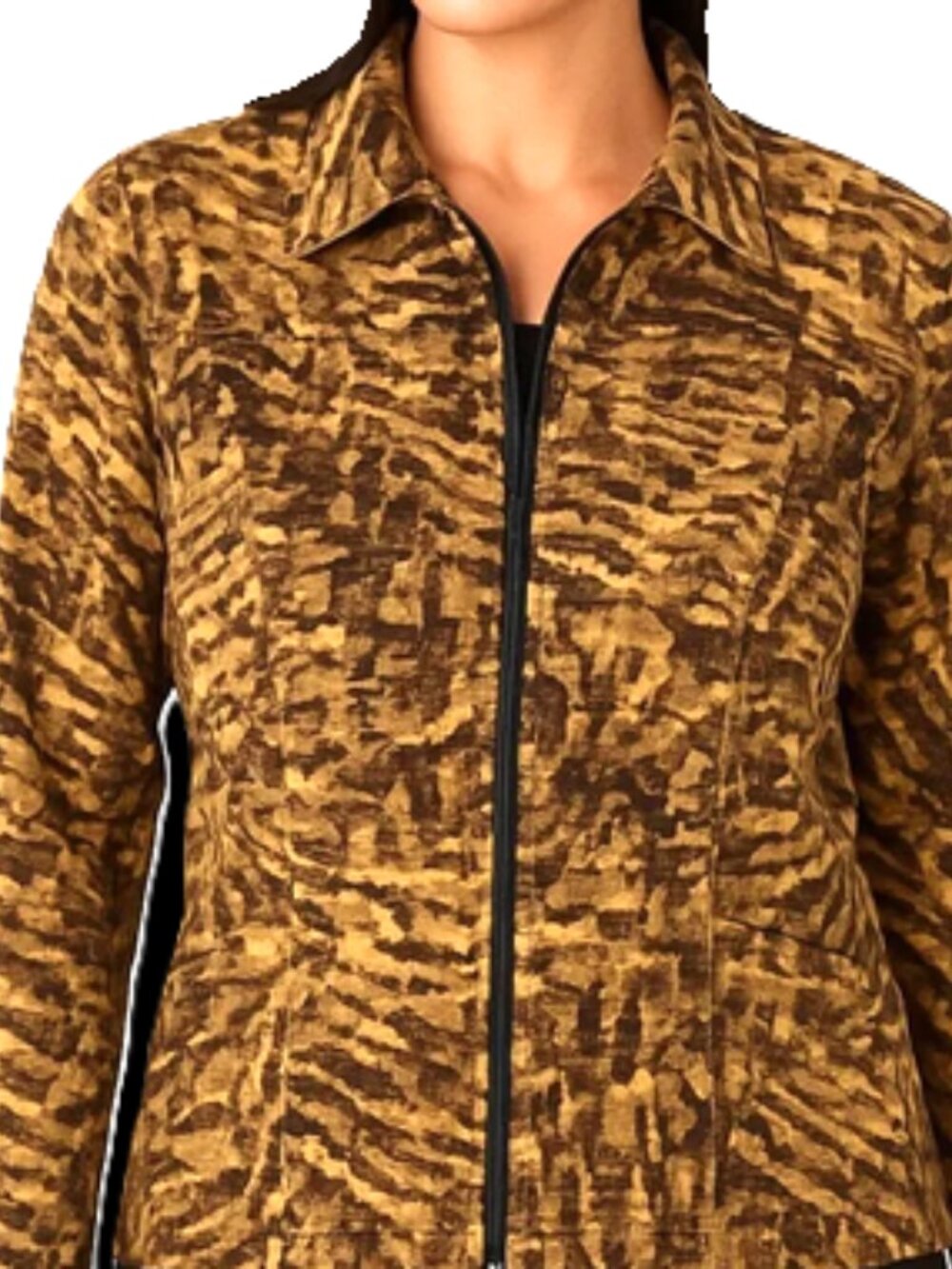 Zenergy Neena Motted Animal Jacket size 3